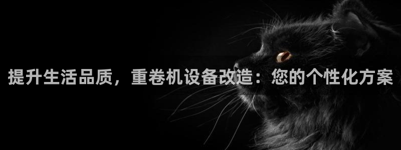 天宏娱乐主管待遇：提升生活品质，重卷机设备改造：您的个性化方