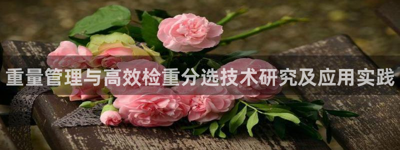 天宏娱乐钟叔：重量管理与高效检重分选技术研究及应用实践