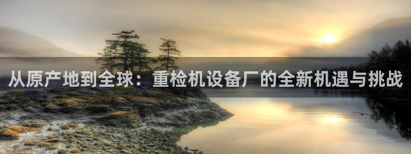 天宏娱乐金叔：从原产地到全球：重检机设备厂的全新机遇与挑战